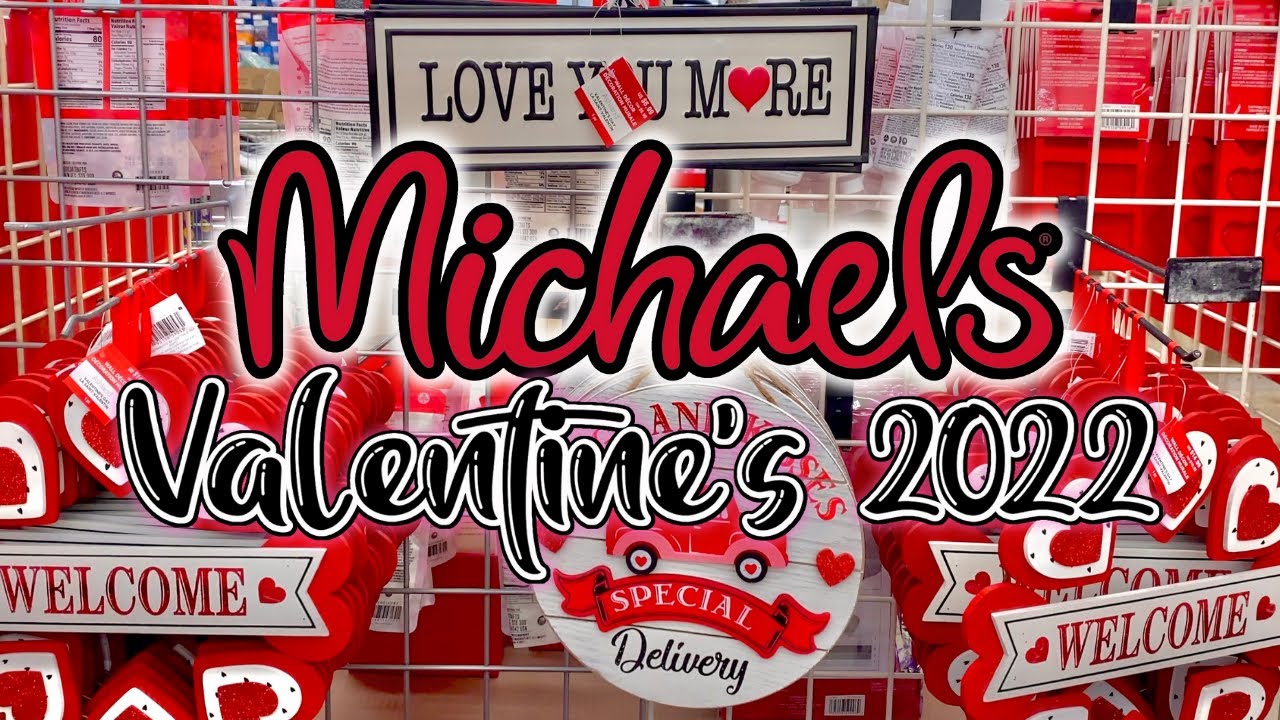MICHAELS VALENTINES DECOR 2022 Valentine's Decorations at Michaels