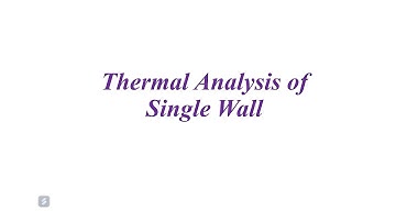 Thermal Analysis of single wall in Ansys APDL