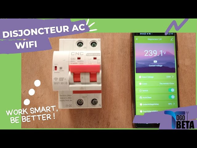 Disjoncteur AC connecté WIFI 