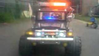 Peg Perego Police Gaucho Homemade Light Bars