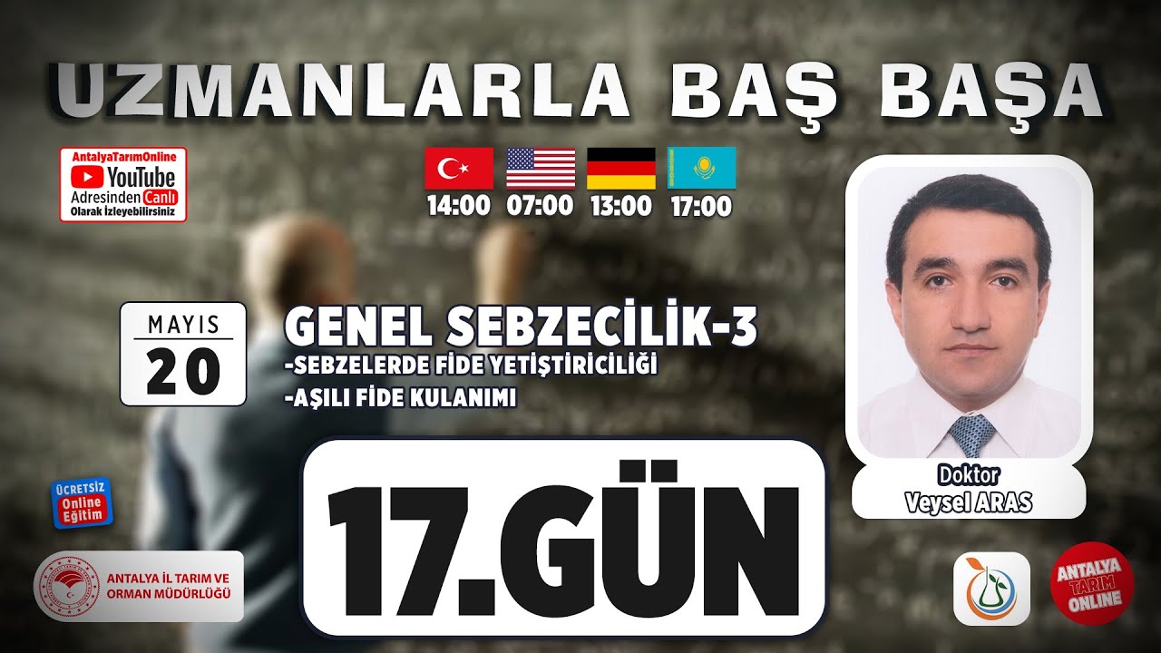 Uzmanlarla Baş Başa 17.Bölüm- Genel Sebzecilik-3
