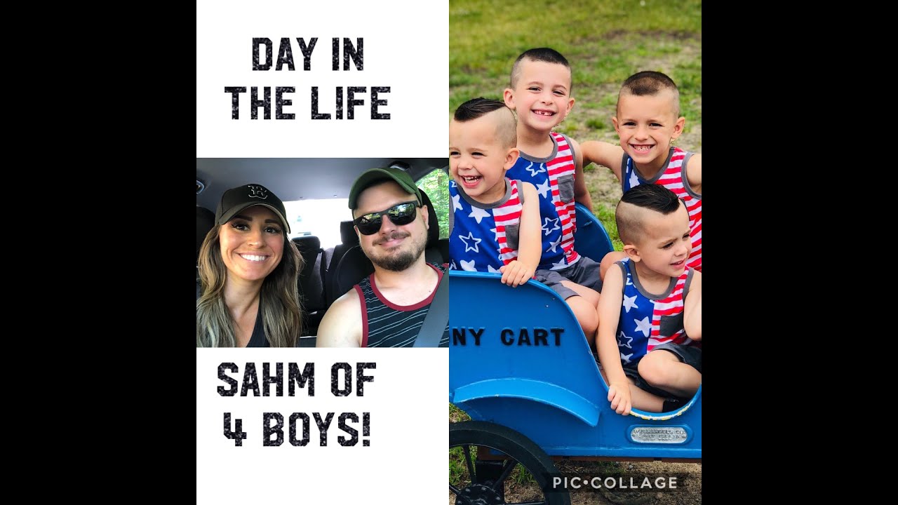 DITL SAHM OF 4 BOYS!|FOUR LITTLE FINS