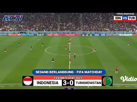 🔴Sedang Berlangsung - Live RCTI Timnas Indonesia VS Turkmenistan - FIFA Matchday September 2023