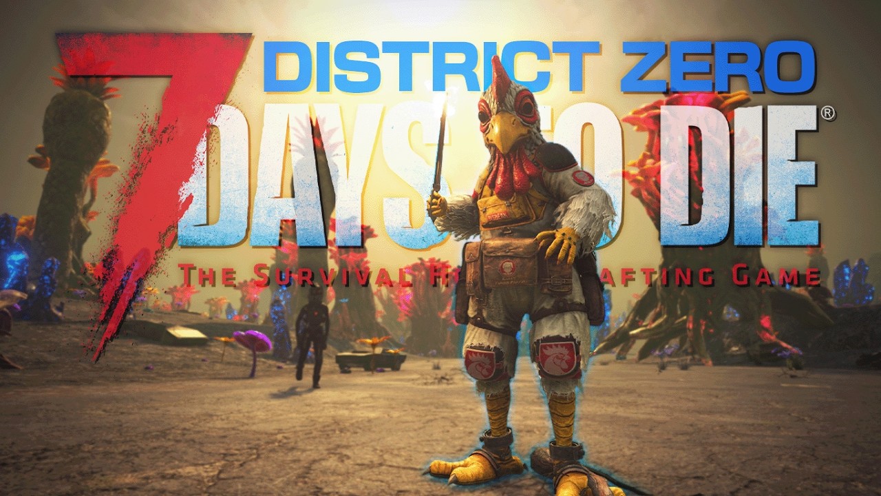 【7DTDMOD】Tier5解放して荒れ地に行ったら完全に新バイオームに進化してる…「7DTD District Zero V3.2」実況プレイ #13