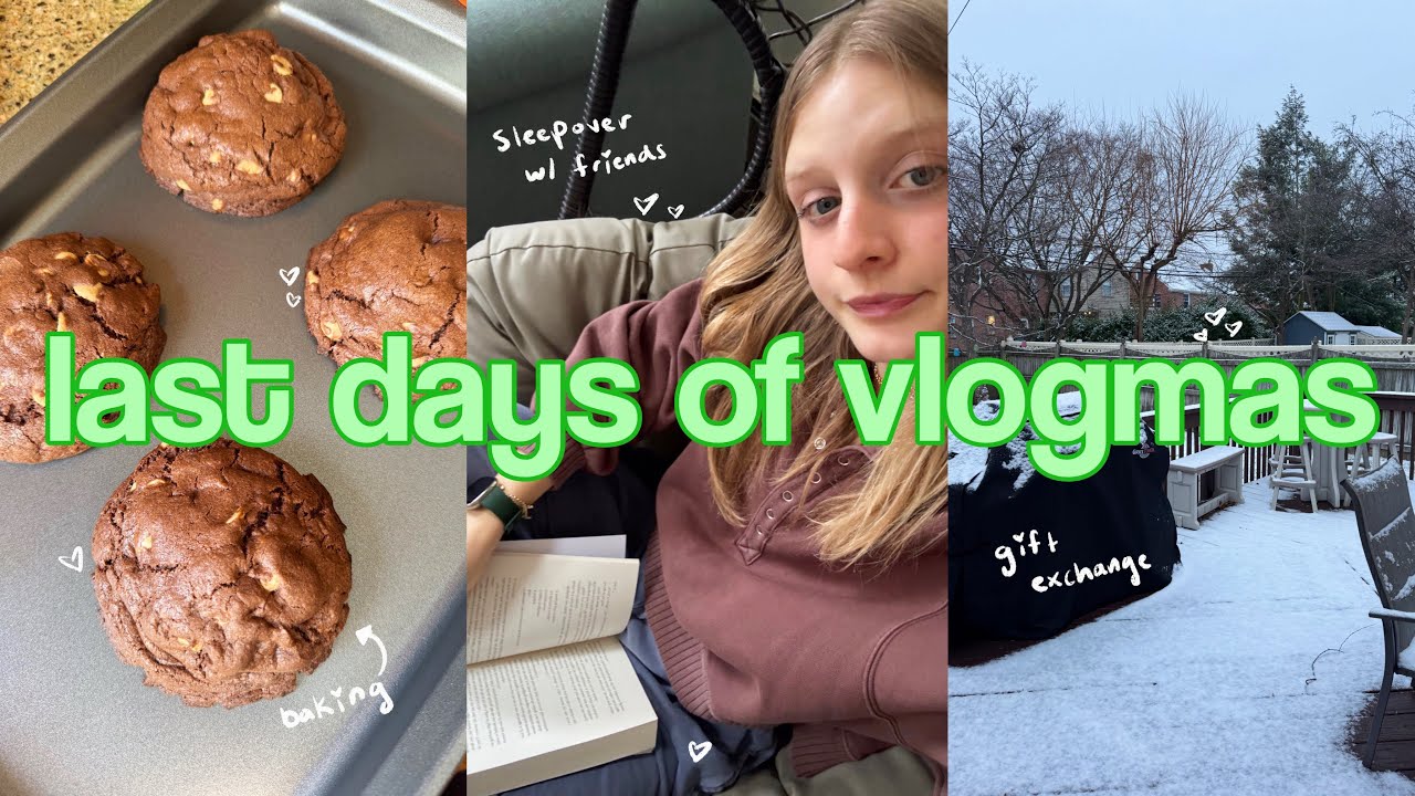 Уютный праздничный видеоблог 💚🍪 (подарки на Рождество, обмен подарками и лучшие печенья)