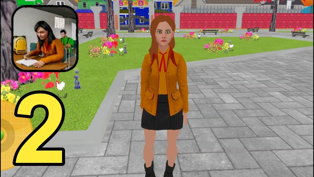 High School Girl Life Simulator - Gameplay Walkthrough Part 2 All Levels ( Android,iOS )