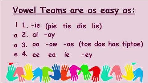 Vowel Team or Diphthong