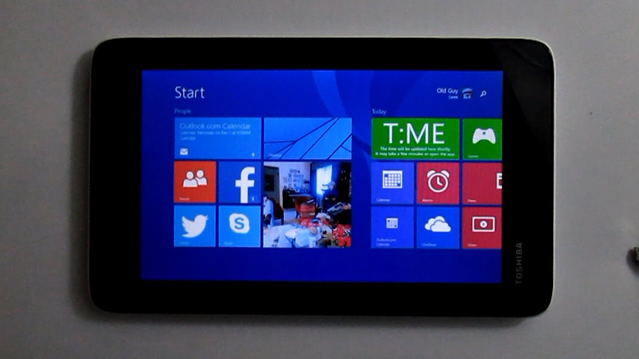 Windows 8.1 - Toshiba Encore Mini 7
