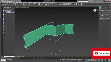3ds max 2019 #10 Creating a Wall free tutorial