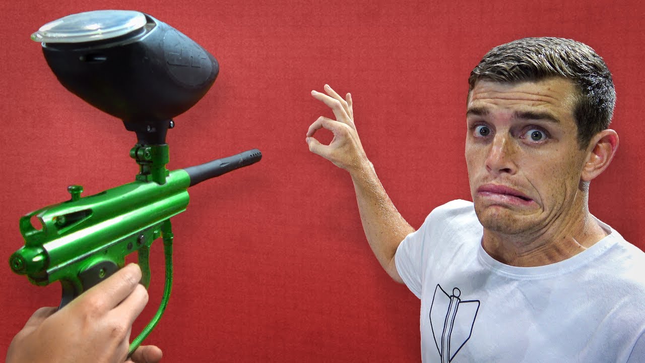 INSANE PAINTBALL THREADTHENEEDLE CHALLENGE! YouTube