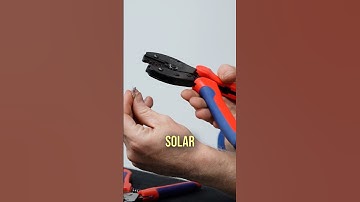 How to Crimp Solar Cables Using MC4’s!