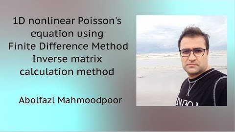 1D nonlinear Poisson
