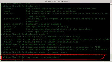 Setting Switch Ports to Dynamic
