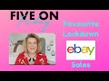 Five on Friday: My Top 5 eBay Sales During Lockdown