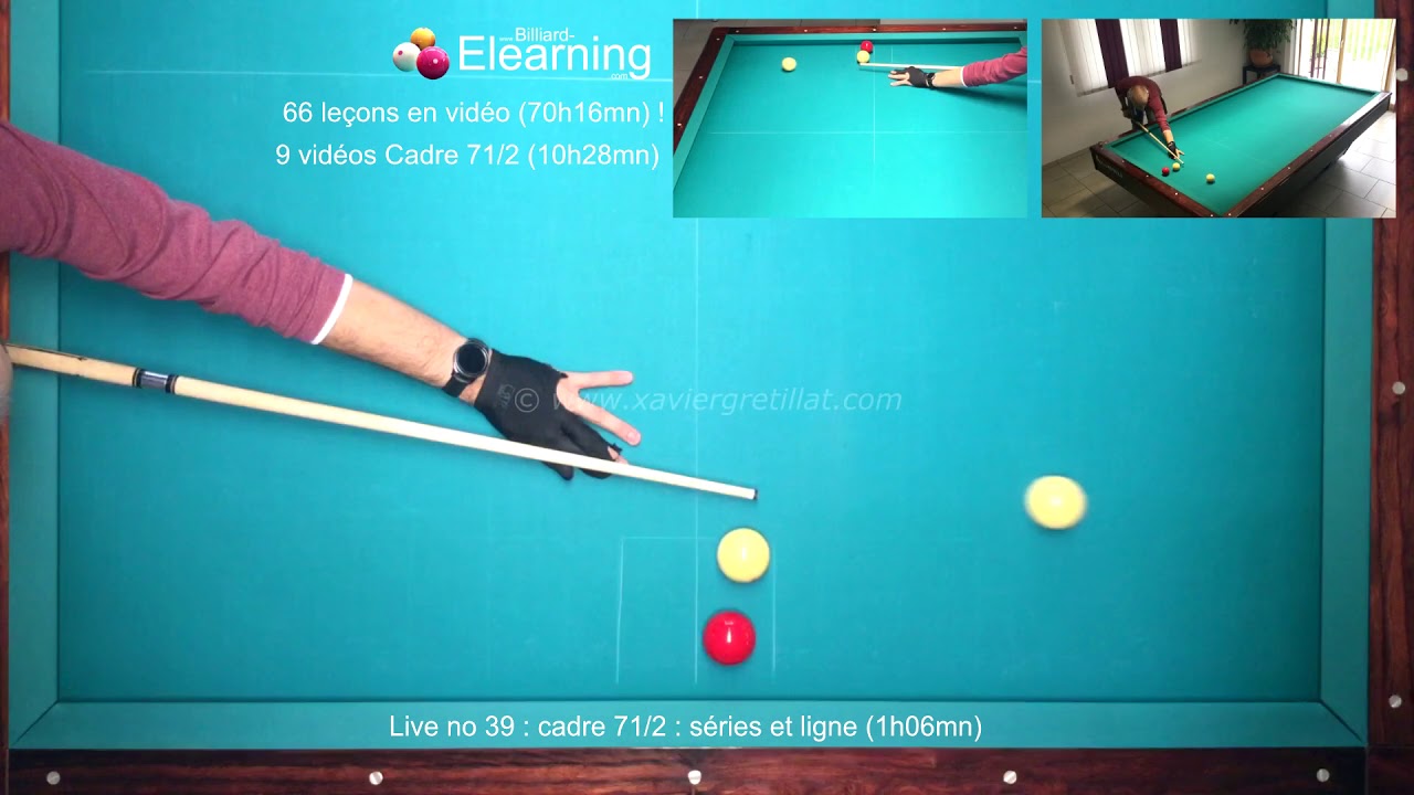 Billard français - Apprenez en ligne et entraînez-vous avec www.billiard-elearning.com  ! - YouTube