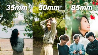 [Portrait Showdown] 35mm vs 50mm vs 85mm - เลนส์ตัวไหนครอง Supreme?