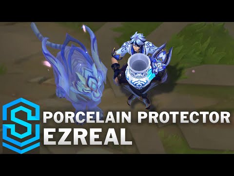 Porcelain Protector Ezreal Skin Spotlight - Pre-Release - League of Legends