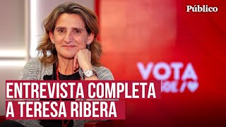 Teresa Ribera: "Es el momento de dar una batalla muy dura"