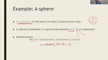 Math 2374 Lecture 18C: Parametrization using special coordinates