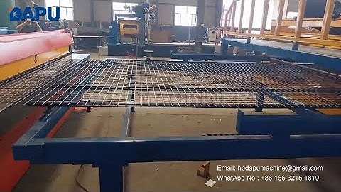 Construction building wire mesh welding machine | Panel and roll mesh | 3-6mm