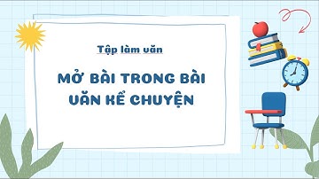 Mở bài và kết bài trong bài văn kể chuyện - Tập làm văn - Bài 96 - Tiếng Việt 4 - Cô  Thu Thảo