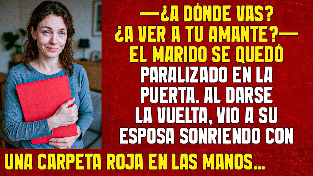 —¿A dónde vas? —El marido se quedó paralizado en el umbral. Al volverse, vio a su esposa