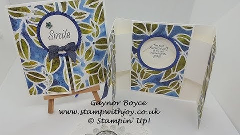 Gate Fold Shutter Card Stampin