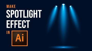 How to Make Vector Spotlight Effects - Adobe Illustrator Tutorial