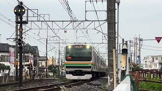 【57分遅れ】E231系1000番台JR宇都宮線542M列車加速通過ジョイント音