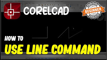 CorelCAD How To Use Line Command