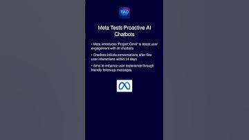 Meta Tests Proactive AI Chatbots to Initiate User Conversations  #ainews #ai  #technology