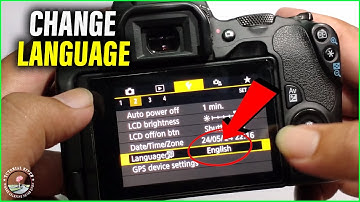 How to Change Language on DSLR Camera | Language Settings in DSLR Camera