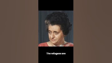 Indira Gandhi on Bangladesh Refugees: Clear Stand
