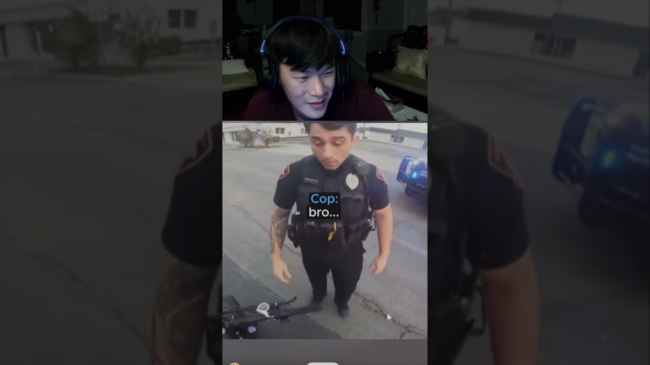 Chill Biker Gets Pulled Over by Chill Cop #shorts