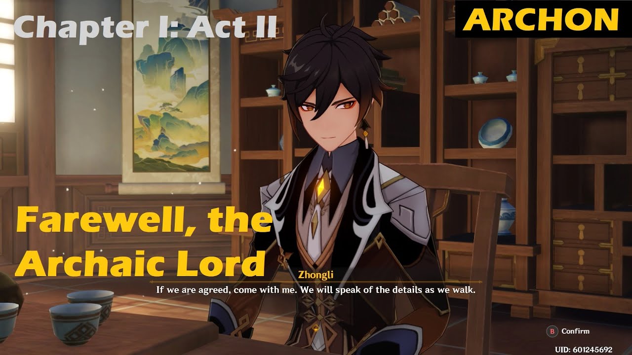 Genshin Impact #12: Farewell, the Archaic Lord [No Commentary Gameplay ...