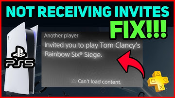 PS5 NOT RECEIVING INVITES EASY FIX!