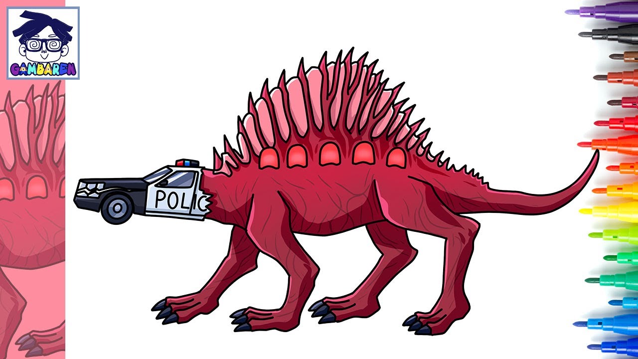 Cara Menggambar INFECTED ROAD 1 | Game | Monster | easy step by step drawings