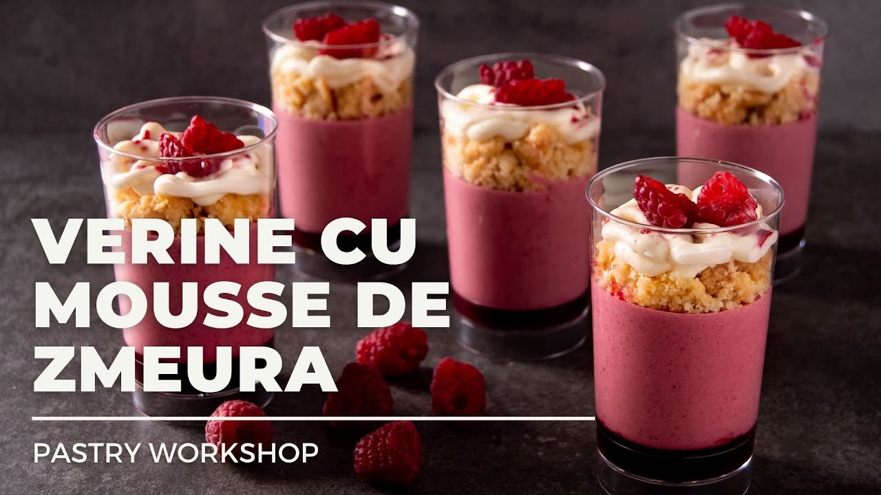 VERINE cu mousse de zmeura