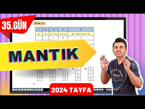 MANTIK | 35. GÜN #40GündeTYTmatematikkampı