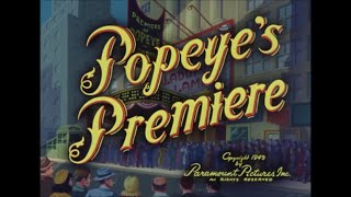 1K Special Popeye - Popeyes Premiere 1949 Opening & Closing Les The 1940S Volume 3 Print