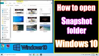 How To Access Snapshot Folder From Windows 10 | By | Information Ocean | In | Urdu screenshot 4