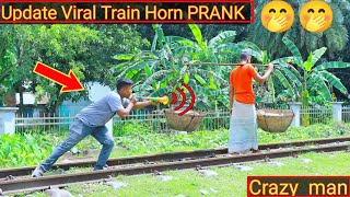 Update Viral Train Horn Prank 2022 || Best of Train Horn Prank Reaction on public.