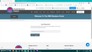 DBM FAQ: How to login / reset your password? screenshot 5