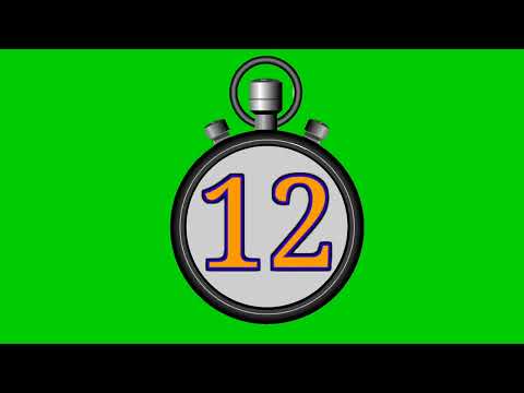 20 second countdown | 20 sec timer green screen