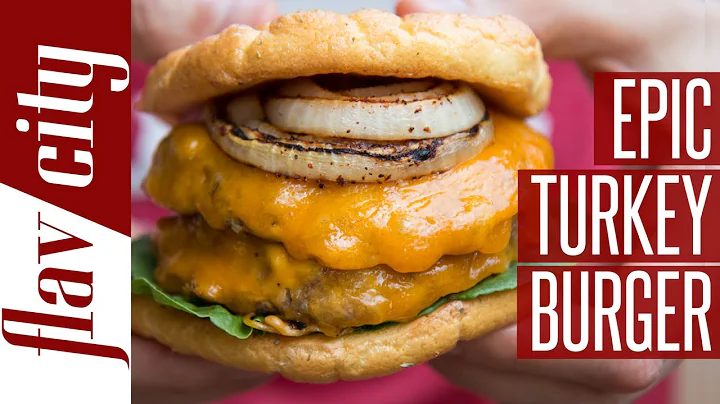 Epic Low Calorie Turkey Burger With Cloud Bread Bun