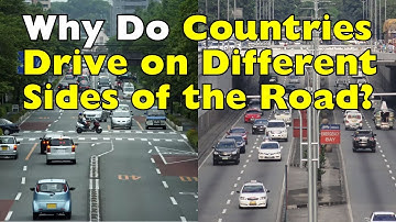 Links versus rechts: waarom rijden landen aan verschillende kanten van de weg?