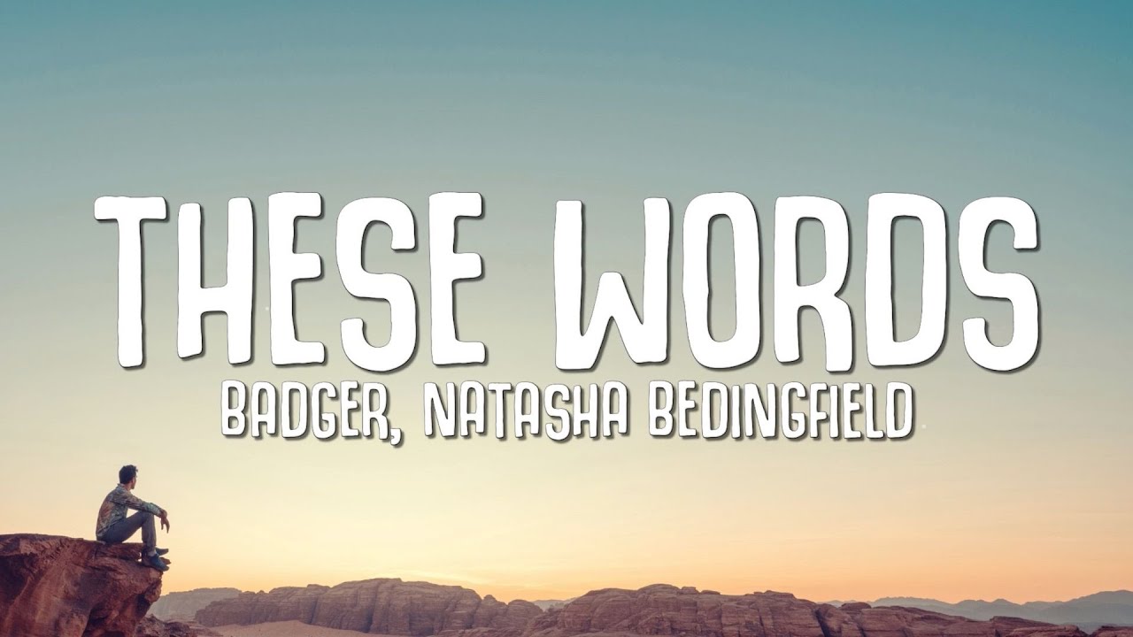 Natasha Bedingfield - These Words (Badger Remix) LYRICS