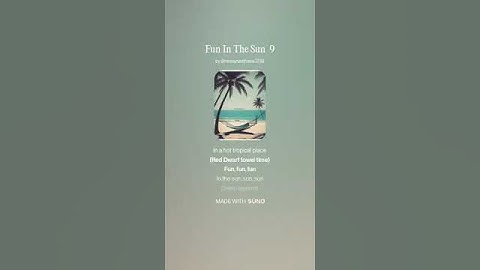 Fun In The Sun - Song 10 - Red Dwarf Theme Calypso Music