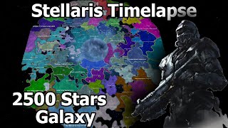 A Galaxy With 2500 Stars - Stellaris Timelapse @Nodens