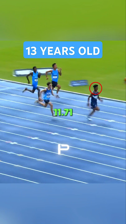 13 Year Old Runs SHOCKING 100M 😳🔥